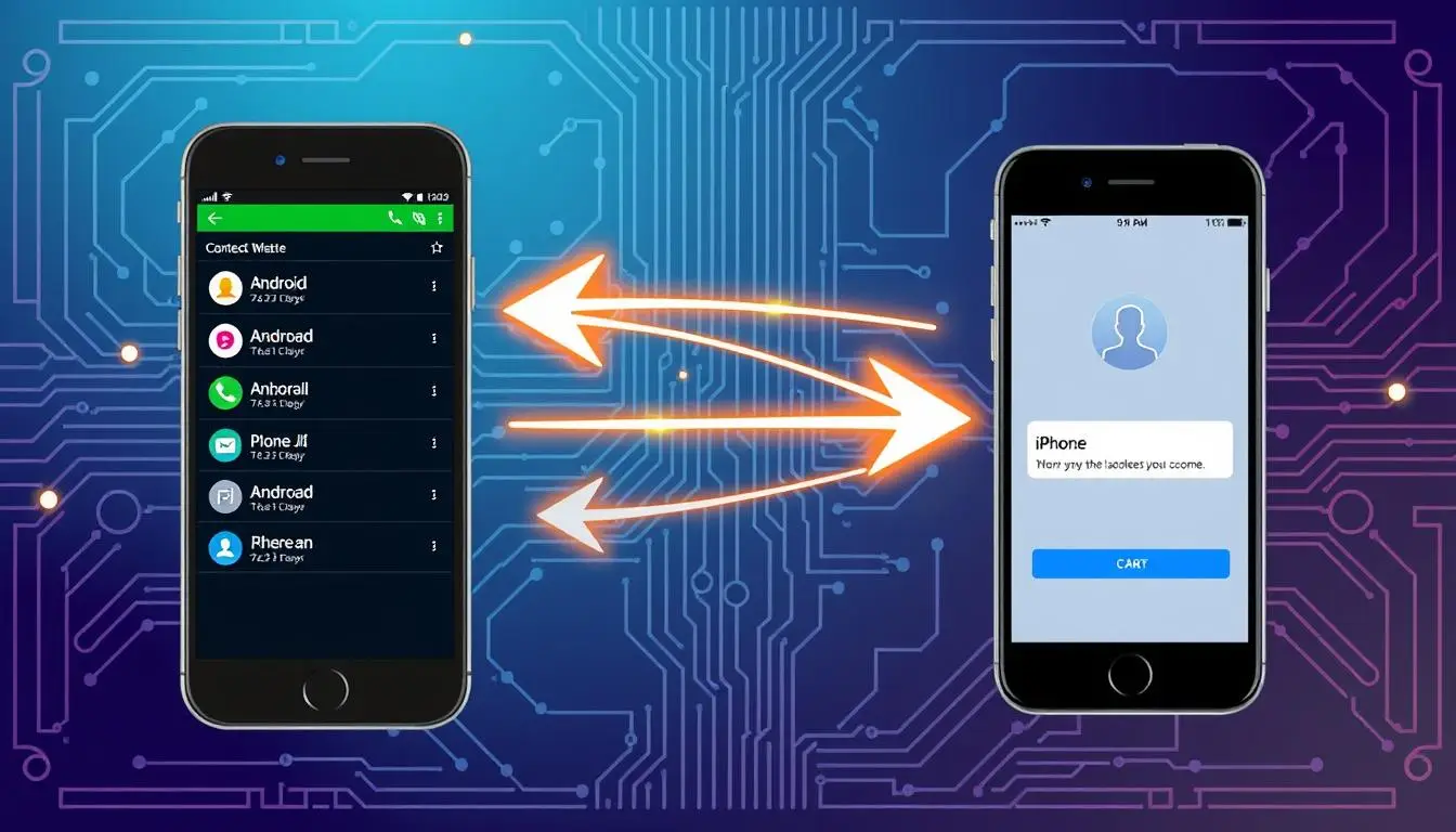 how to transfer contacts from android to iphone