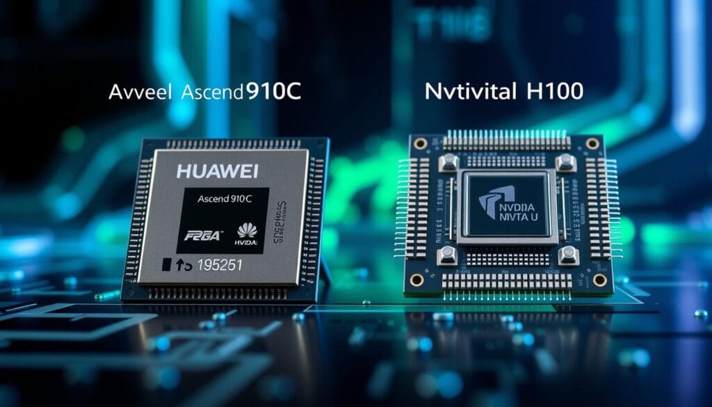 Huawei Ascend 910C and Nvidia H100 comparison