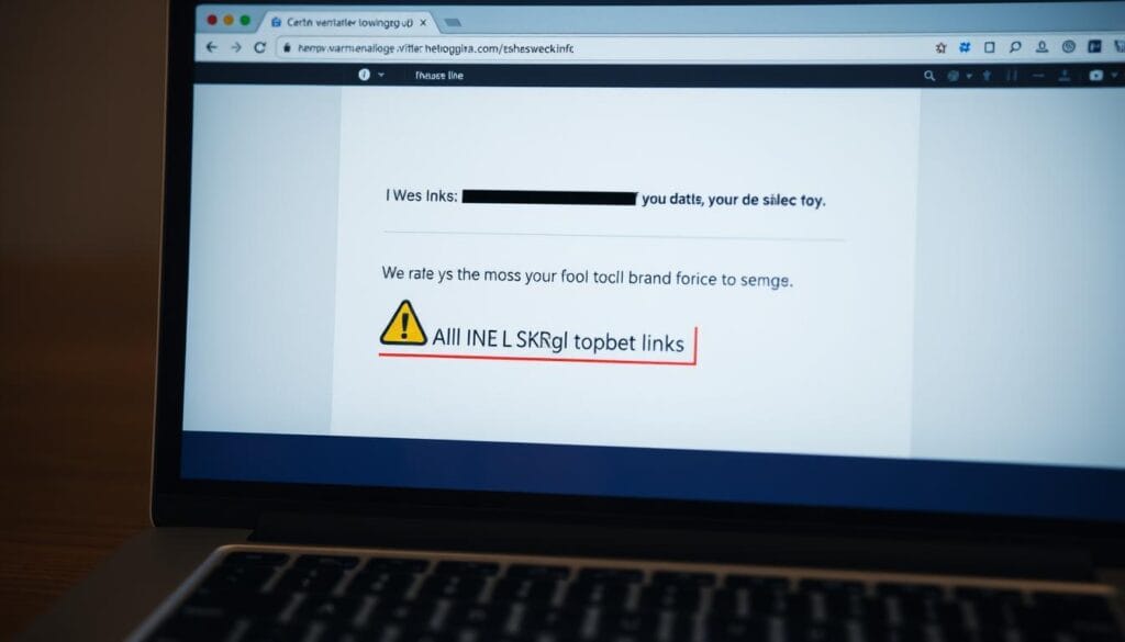 signs of phishing